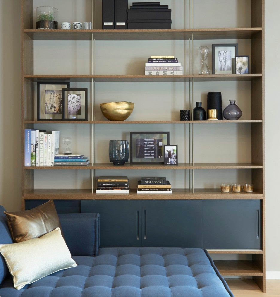 Contemporary living room in Surrey.