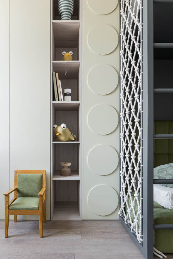 Квартира для активной семьи в минималистичном стиле