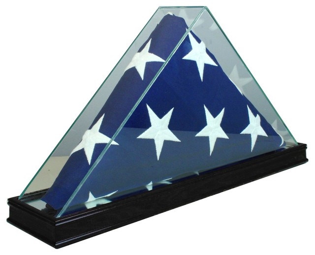 Table Top Flag Case for a 3 x 5 Flag Contemporary Flags And