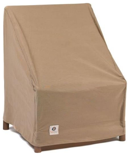 Duck Covers  32 in. Duck Covers Essential Patio Chair Cover - Latte