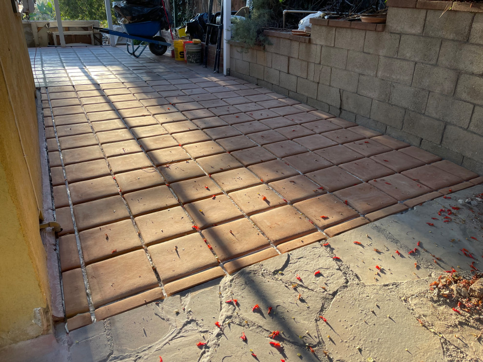 Exterior floor installation