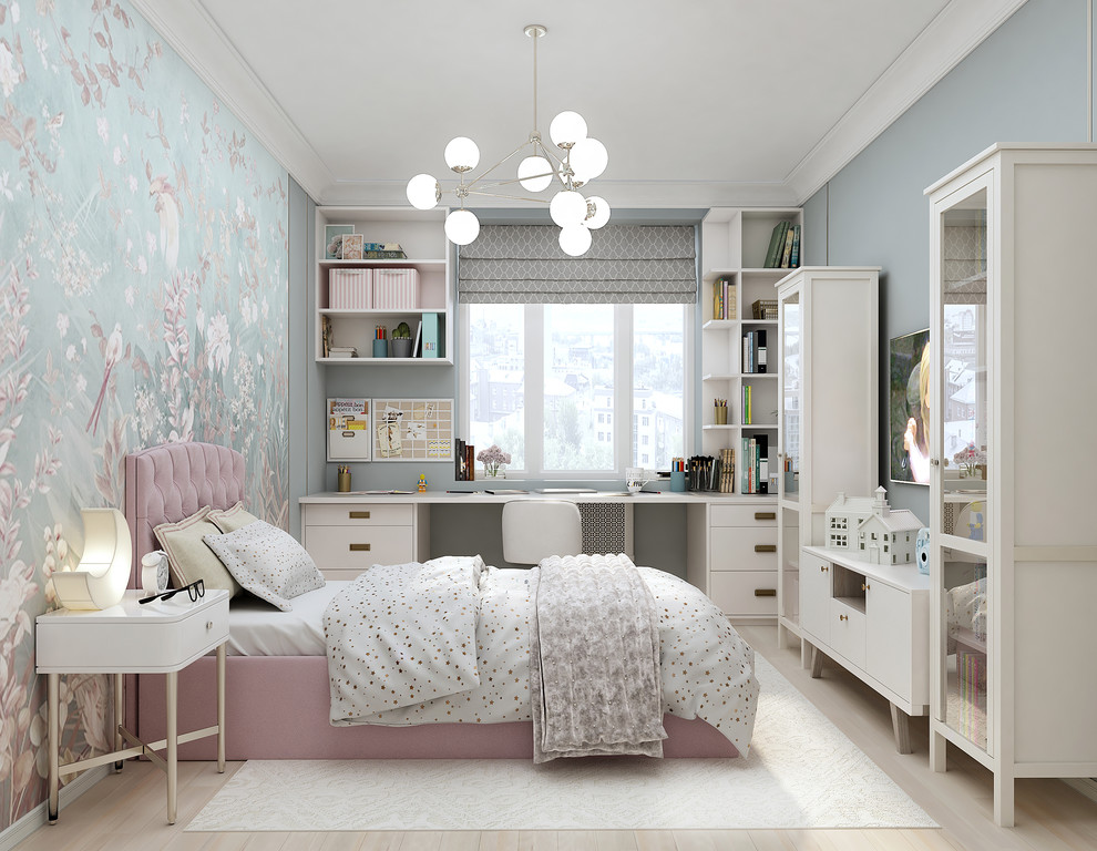 Проект детской для девочки