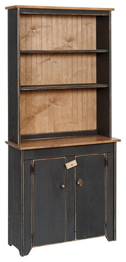 Primitive Pine Hutch And Cabinet Farmhouse China Cabinets Primitive Pine Hutch And Cabinet