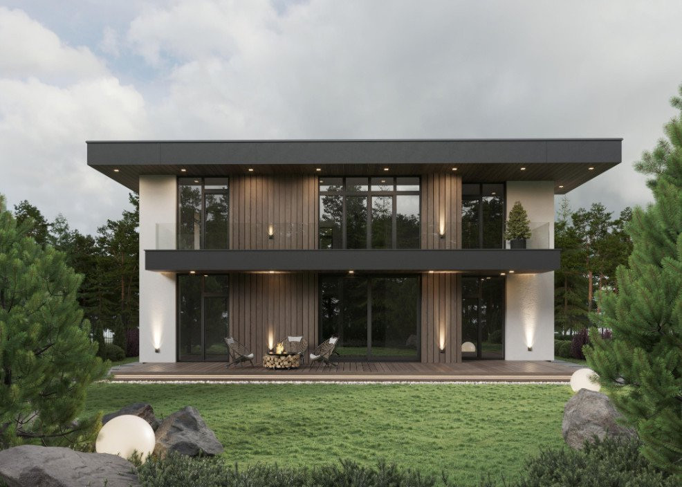 Архитектурный проект  индивидуального жилого дома. Московская область, р-н Рамен