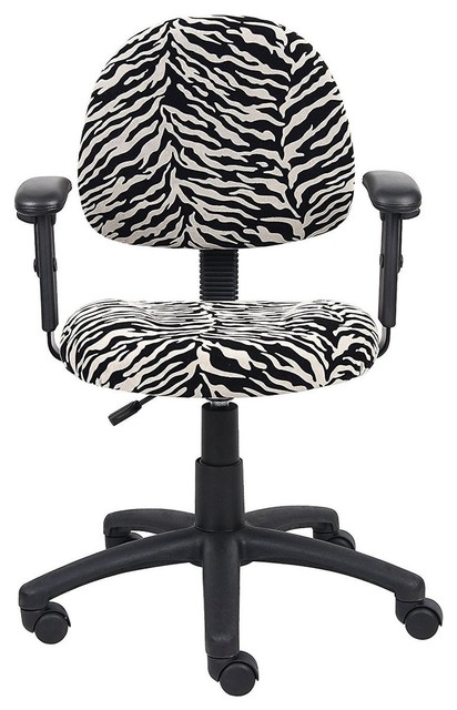Perfect Posture Delux Microfiber Task Chair With Adjustable Arms