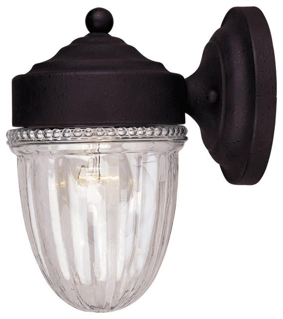 Savoy House Meridian 1-Light Outdoor Wall Sconce M50060TB, Textured Black