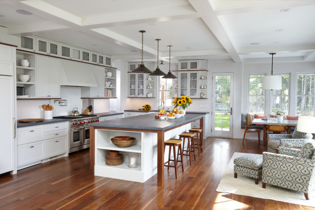 Transitional Kitchen nyklassisk-koek