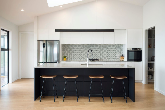 Mountain view modern-kueche