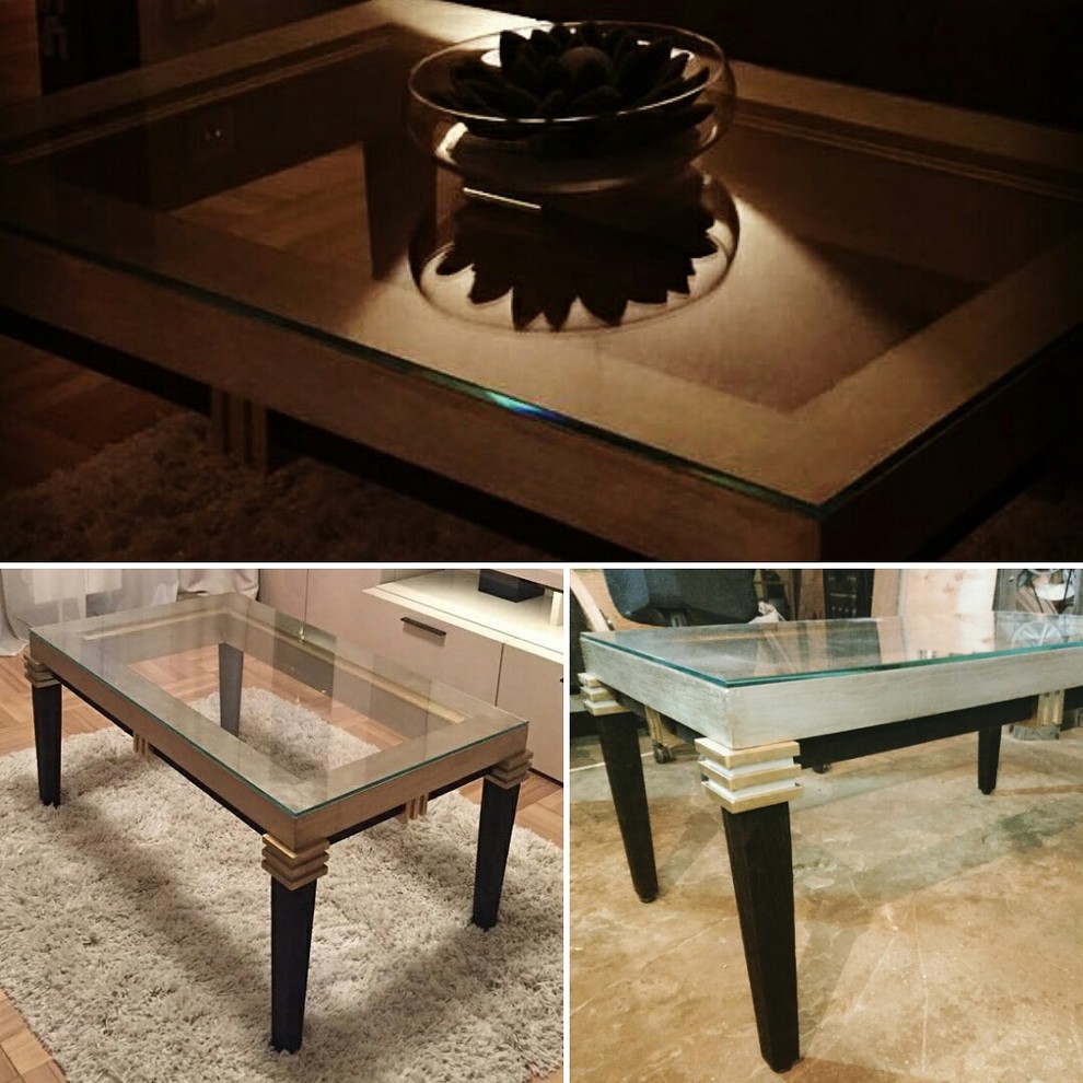 Столик журнальный с поталью