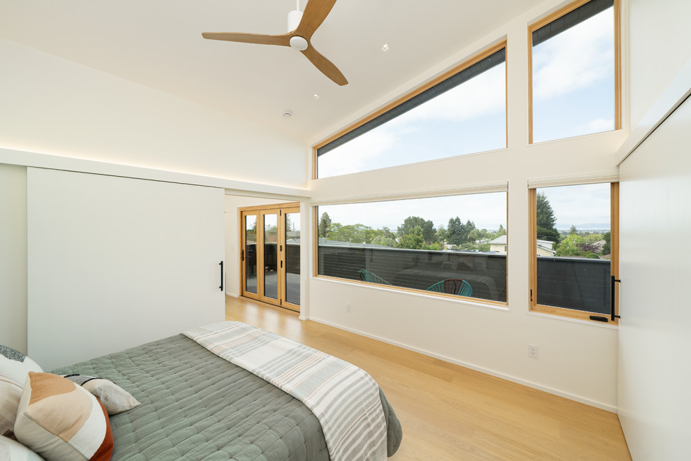 Modern Addition | White Oak + Architectural Windows