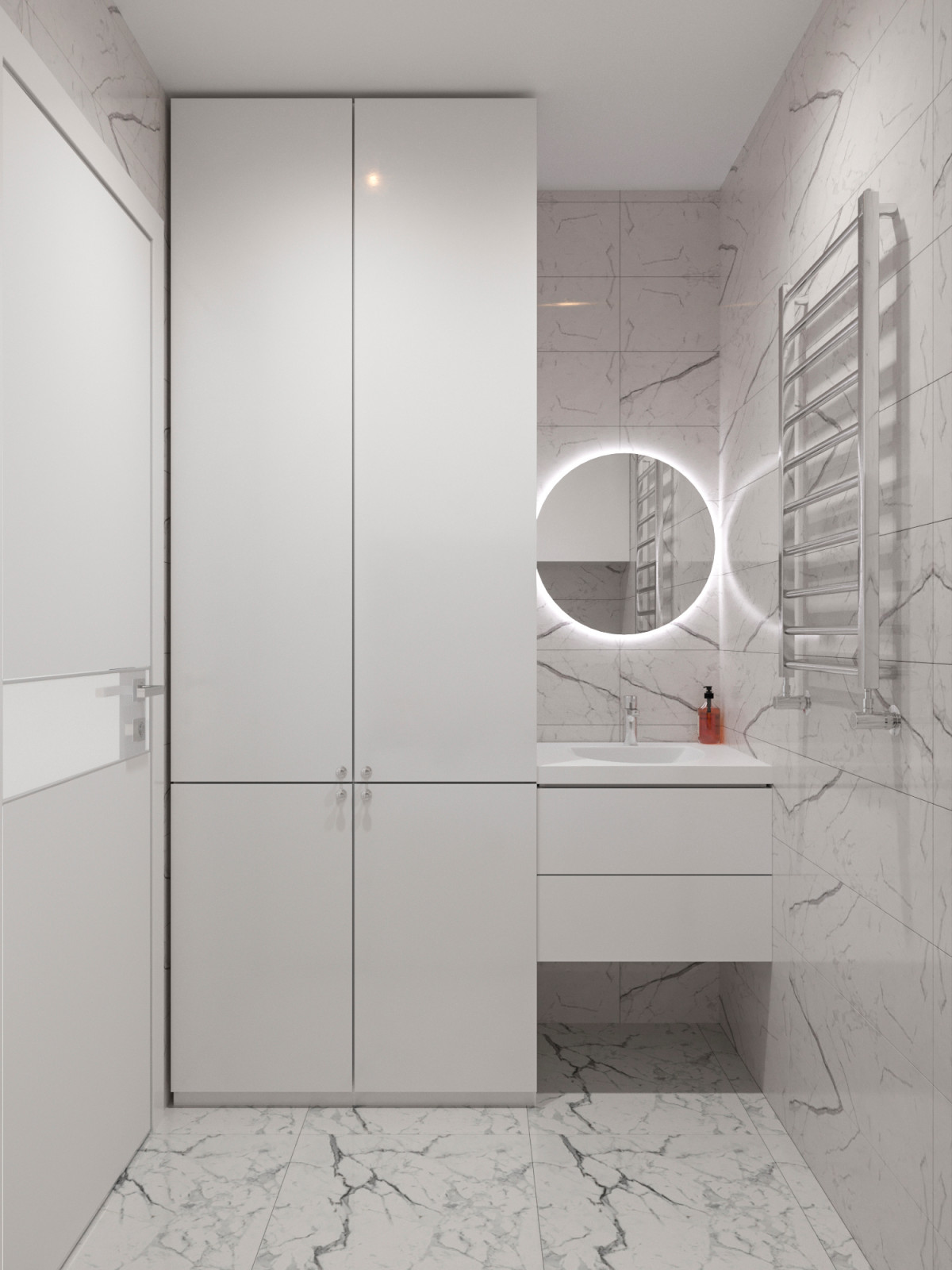 Квартира в нейтральных тонах в ЖК Царская площадь