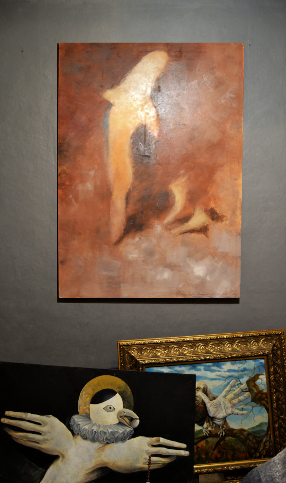 Авторский арт в интерьере для Coca-Cola в России