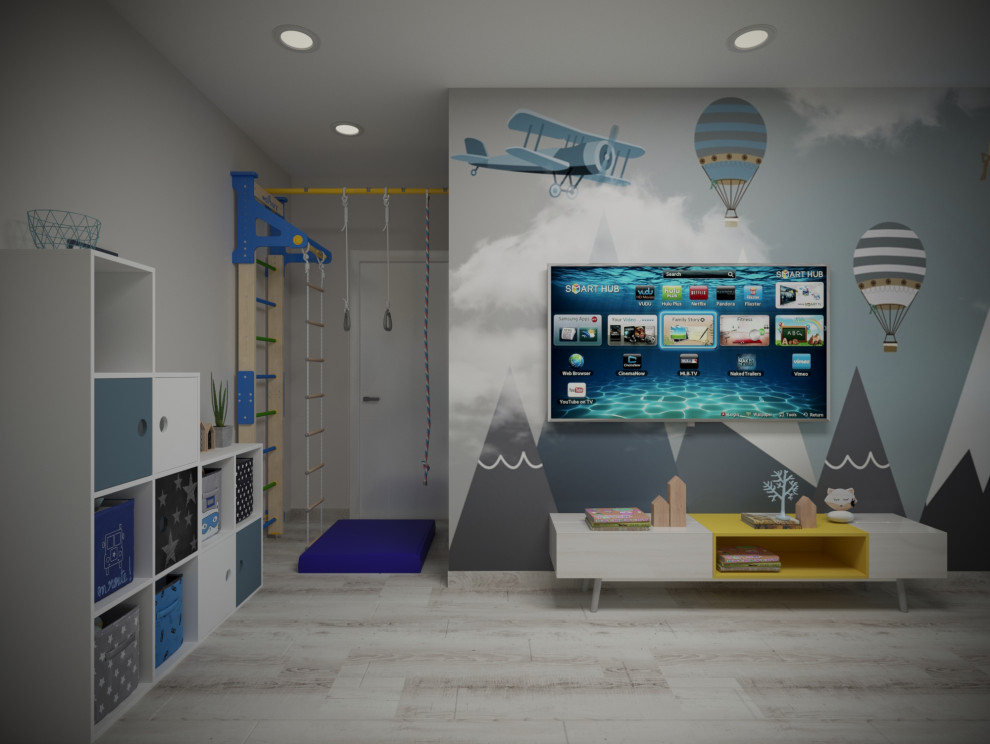 Современный проект квартиры для молодой семьи!