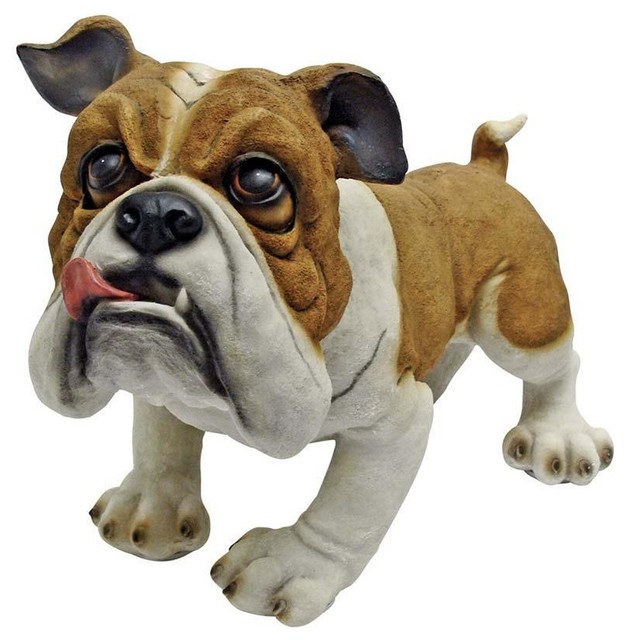 British Bulldog Statue Sculpture Contemporary Decorative Objects And Figurines By Xoticbrands Home Decor - English Bulldog Garden Statues British Bulldog Statue Sculpture Contemporary Decorative Objects And Figurines By Xoticbrands Home Decor - English Bulldog Garden Statues