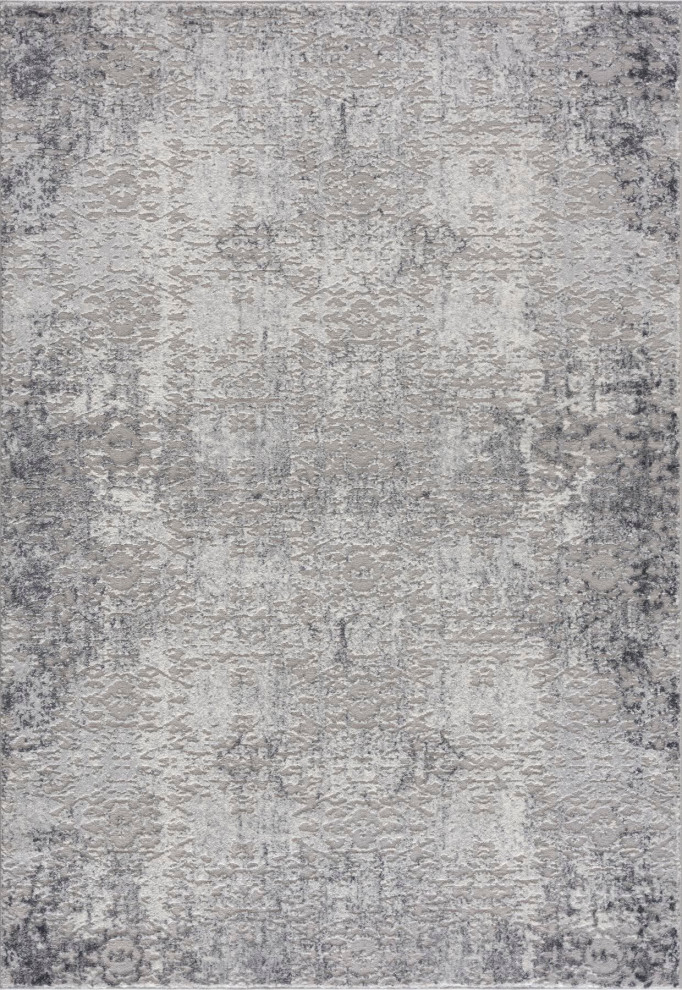 Abington Ab10202 Gray 7.10x10.6 Area Rug - Contemporary - Area Rugs ...