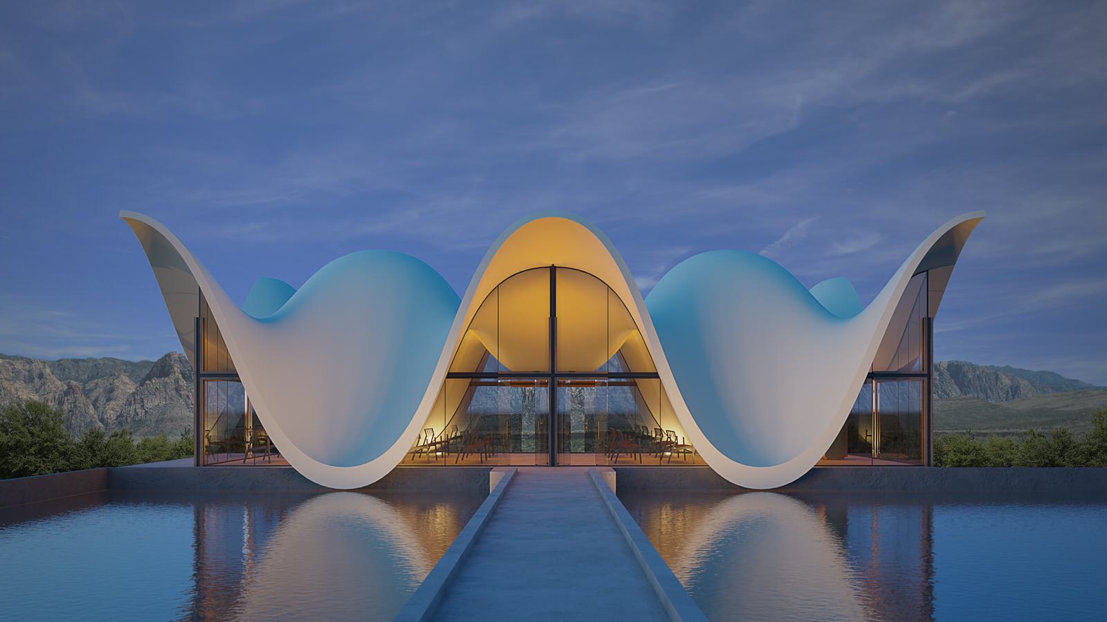 Экстерьер "Церковь в горах"