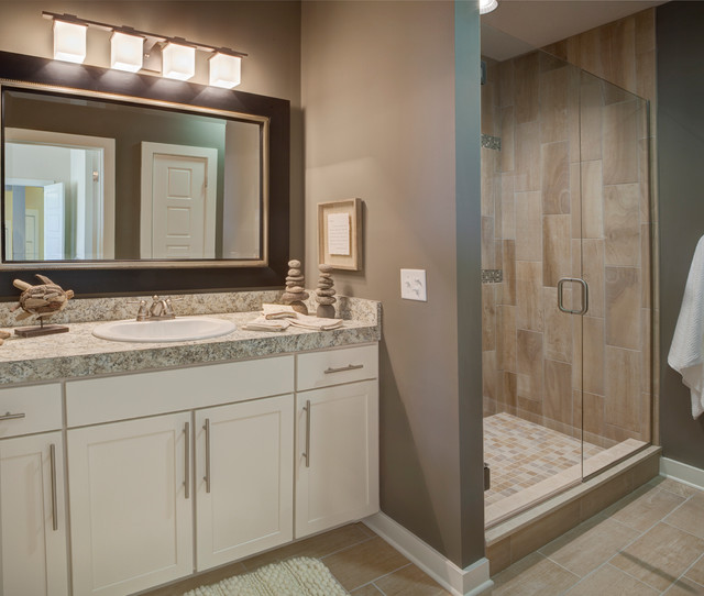 Falcon Ridge Estates Zircon Model Home Transitional Bathroom