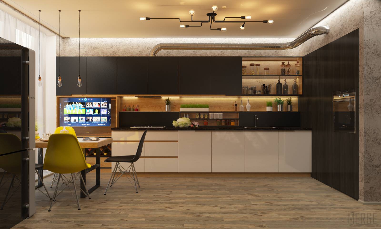 Однокомнатная квартира в стиле Loft. Одесса