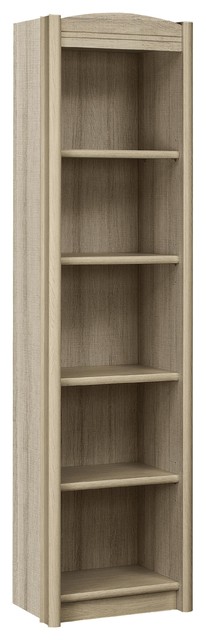 Montana Grey Oak Slim Bookcase