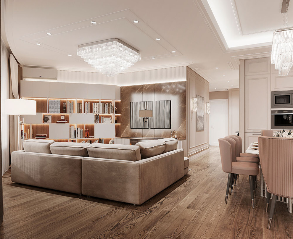 ДИЗАЙН ИНТЕРЬЕРА КВАРТИРЫ В ЖК АНГЛИЙСКИЙ КВАРТАЛ, 130 КВ.М.