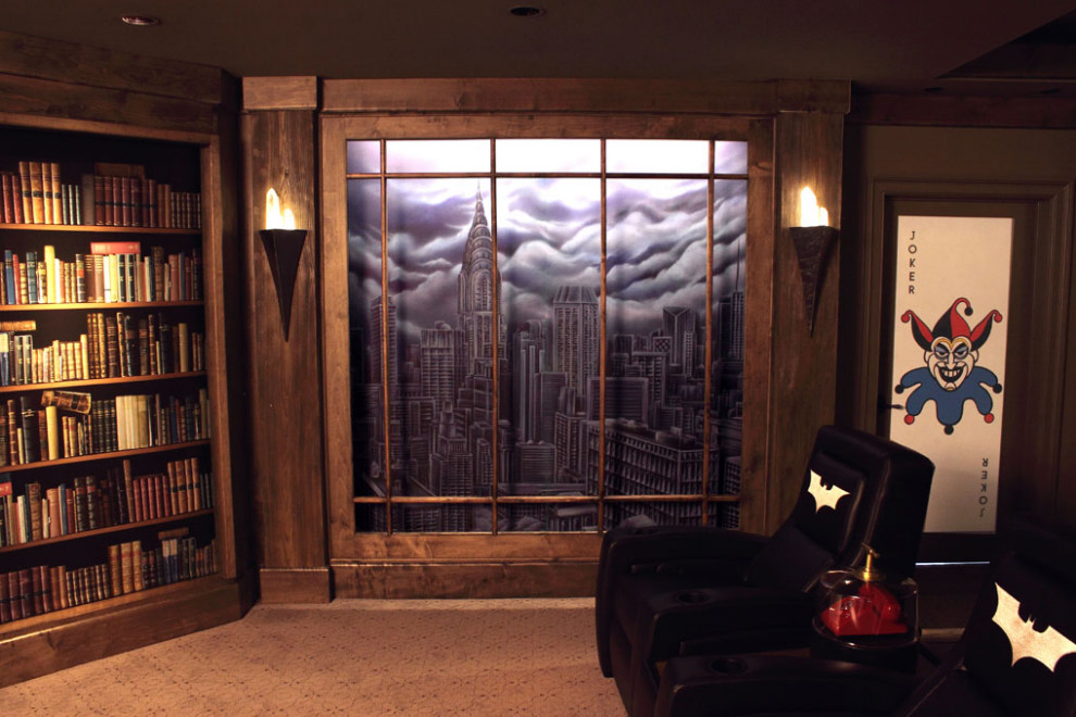Batman Themed Theatre Lighting & Interior Design Little Rock AR ...