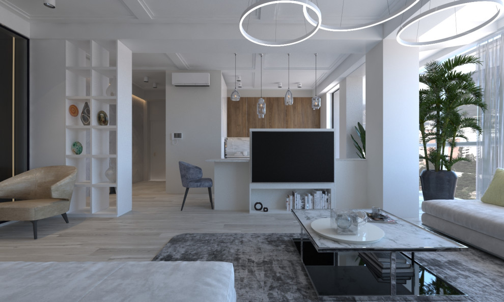 Гостиная-кухня