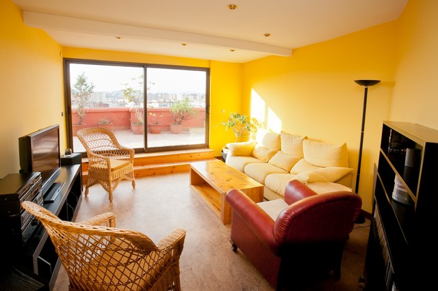 Trabajos  recientes mediterran-wohnzimmer