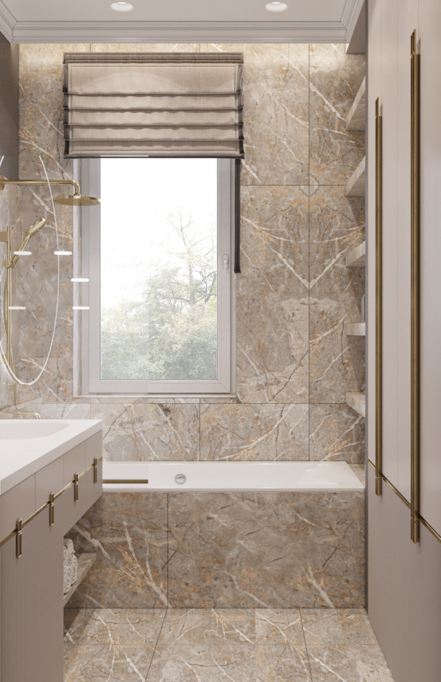 Ванная комната, частный дом