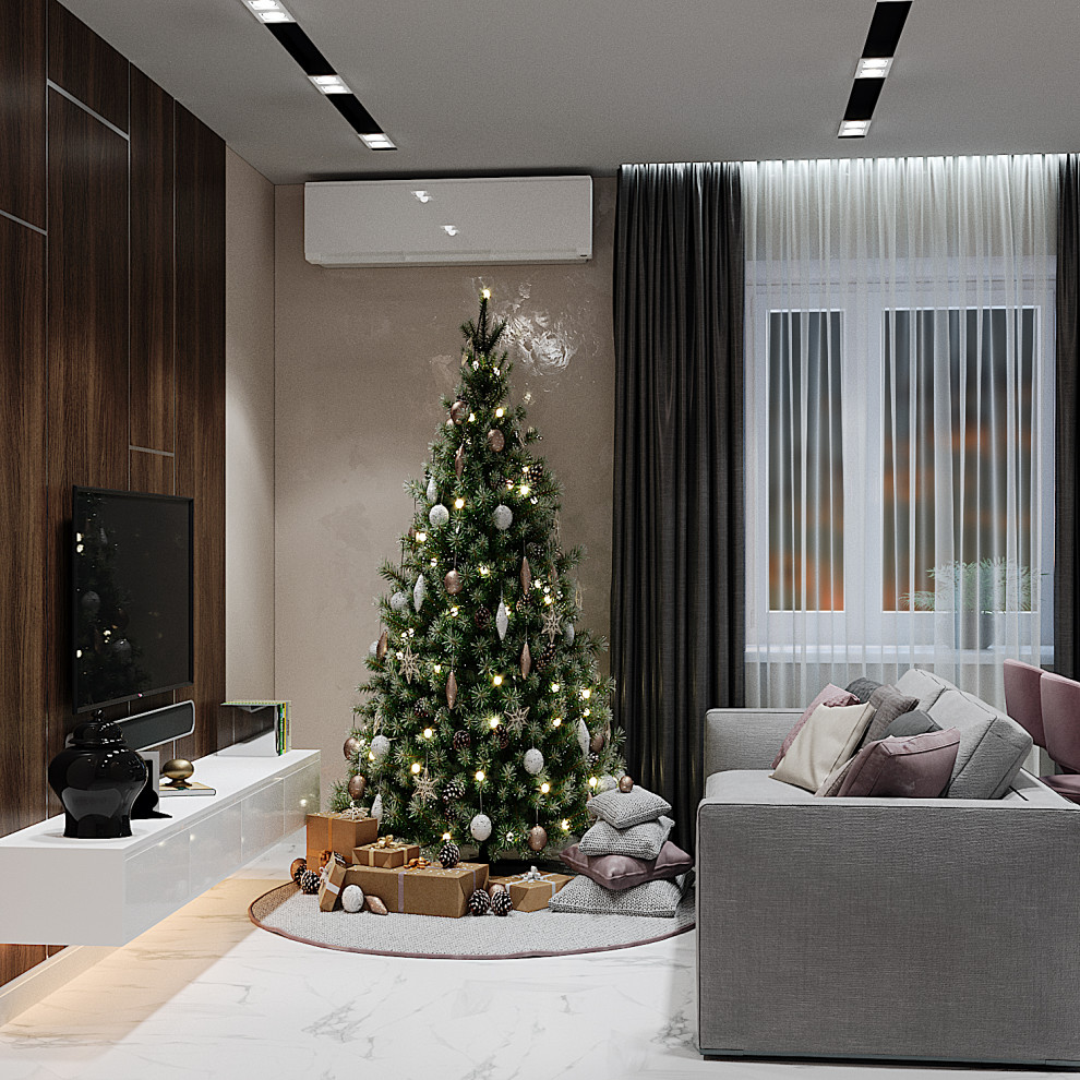 Дизайн проект 2х комнатной квартиры