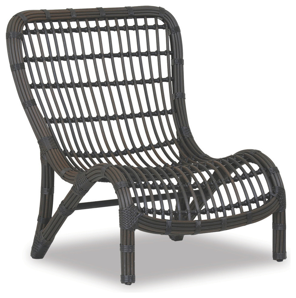 Sunset West Venice Armless Club Chair Tropical Outdoor Lounge Sunset West Venice Armless Club Chair