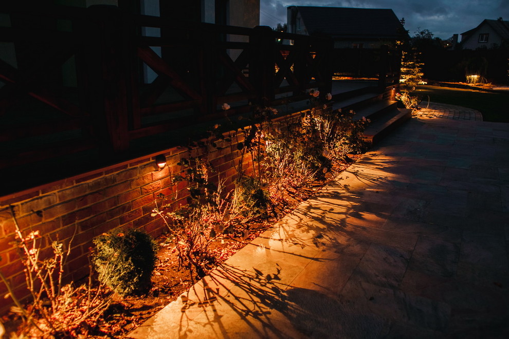 Подсветка кустарников