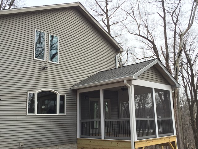 Steamboat Run, Contemporary, New life to a neglected home rustic-veranda