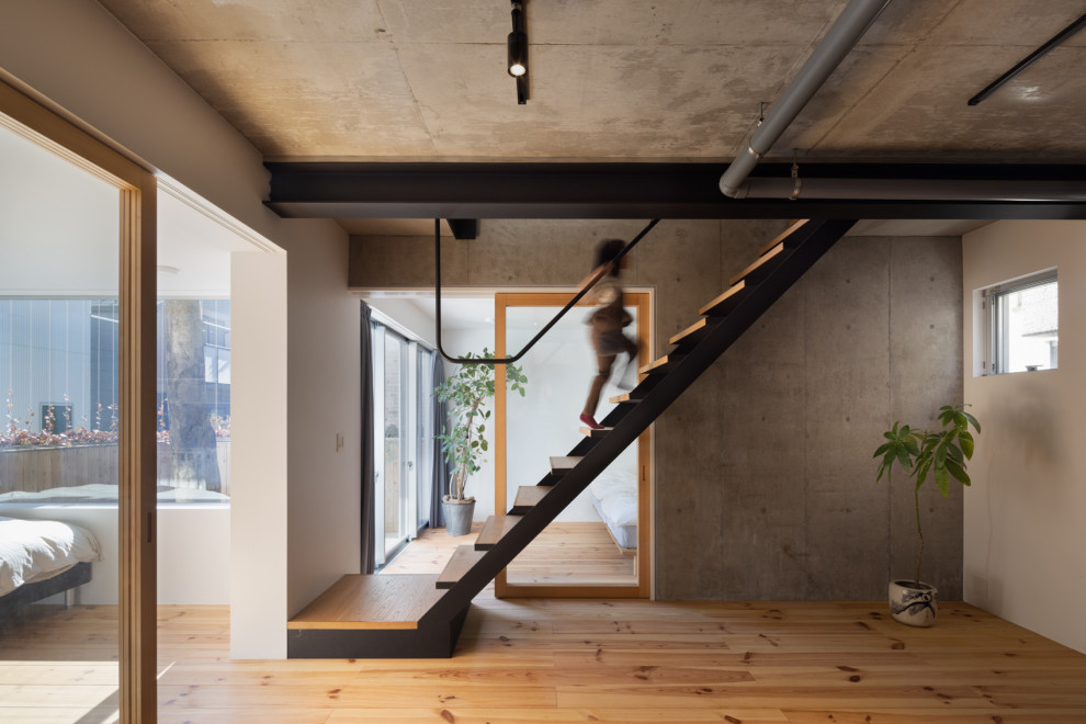 This is an example of an industrial staircase in Tokyo.