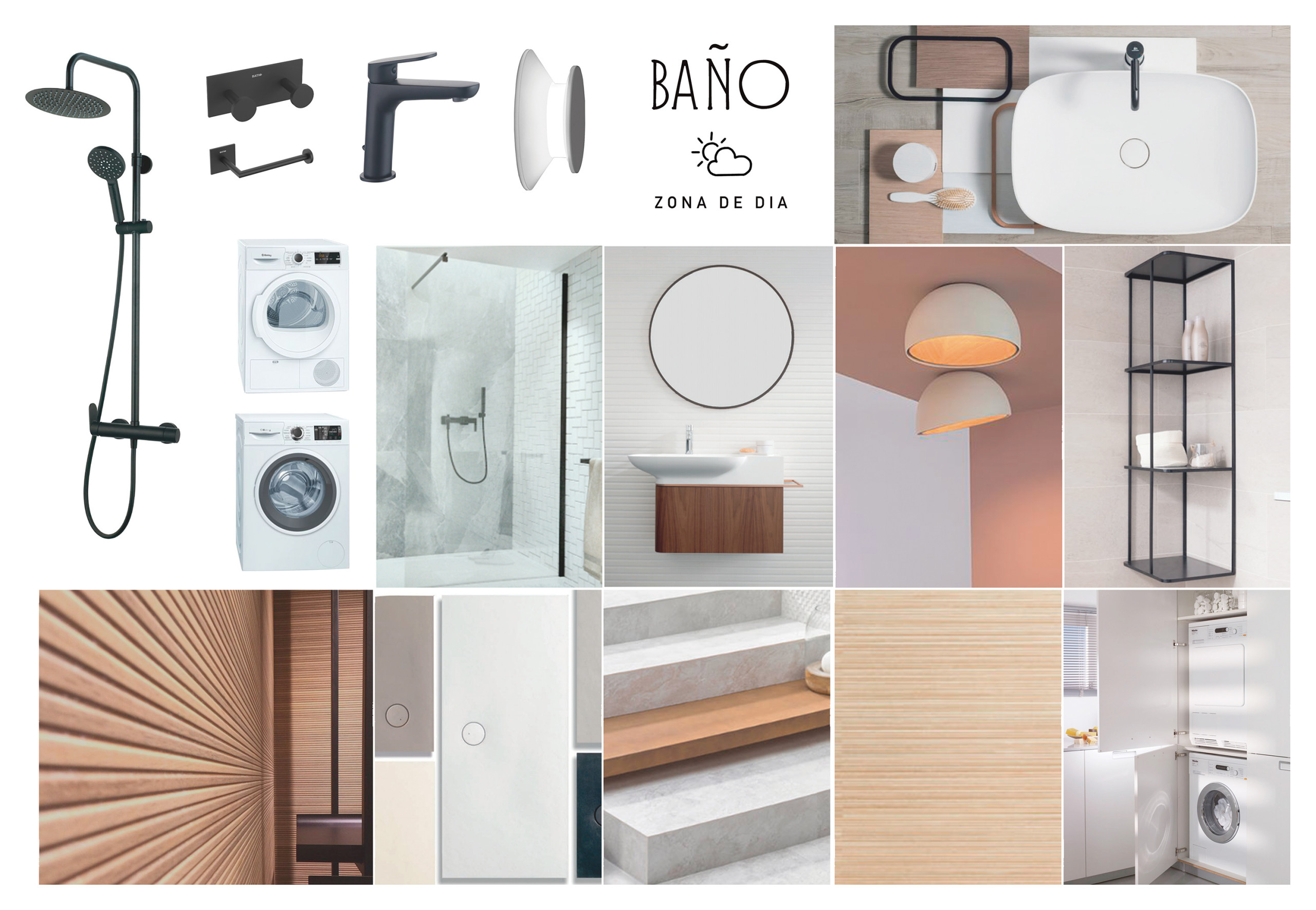 Panel Gráfico Baño zona de día