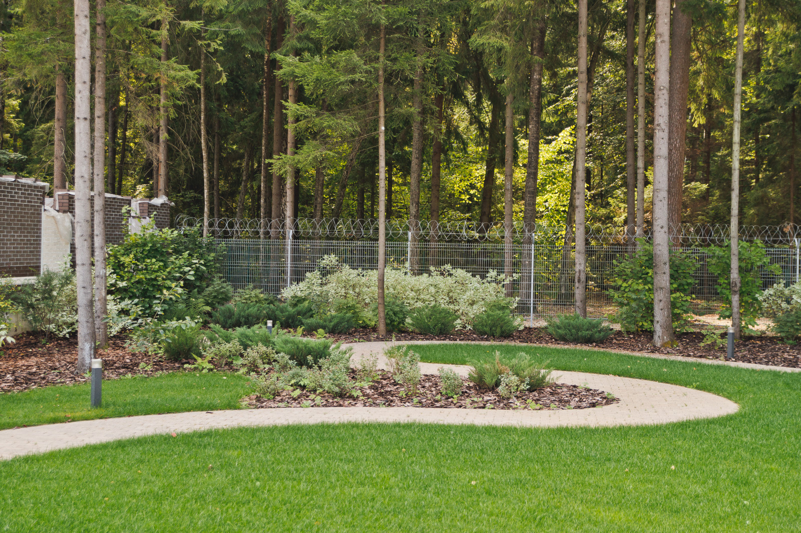 Сад на краю леса