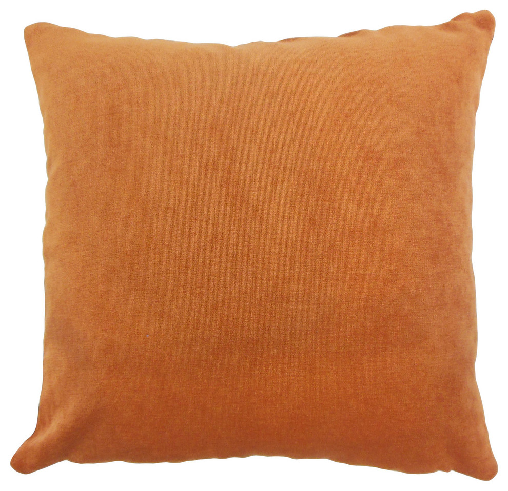 The Pillow Collection Rhynisha Floral Bedding Sham Ginger King//20 x 36