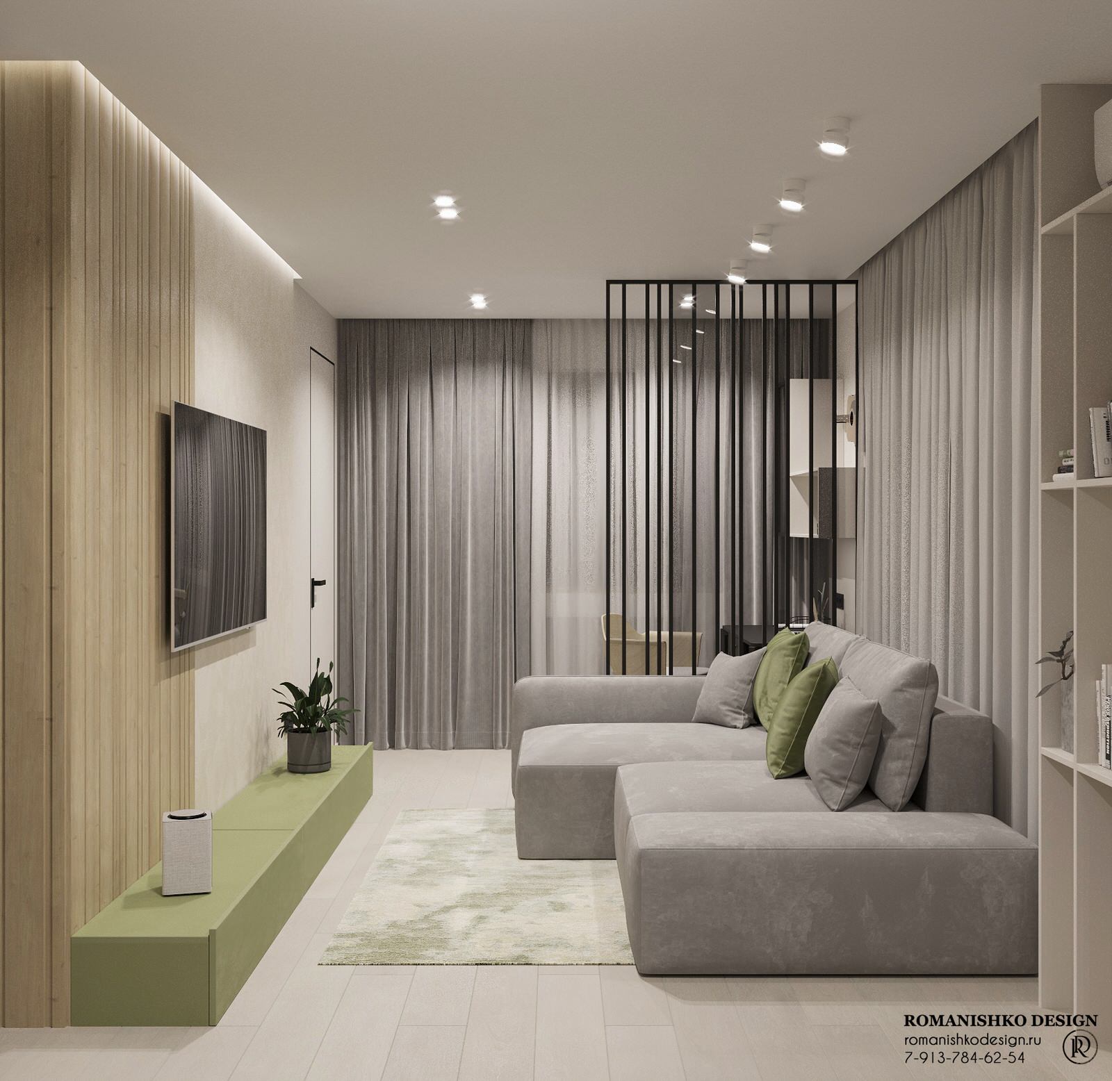 Дизайн интерьера квартиры в ЖК "Чкалов"