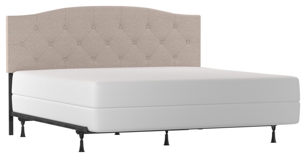 Hillsdale Provence Upholstered King/Cal King Size Headboard With Frame