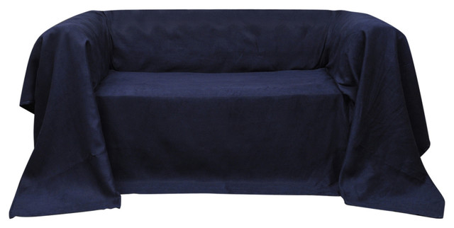 Vidaxl Micro Suede Couch Slipcover Traditional Chair Covers