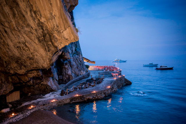 Hotel San Pietro Positano - Spiaggia e ristorante 