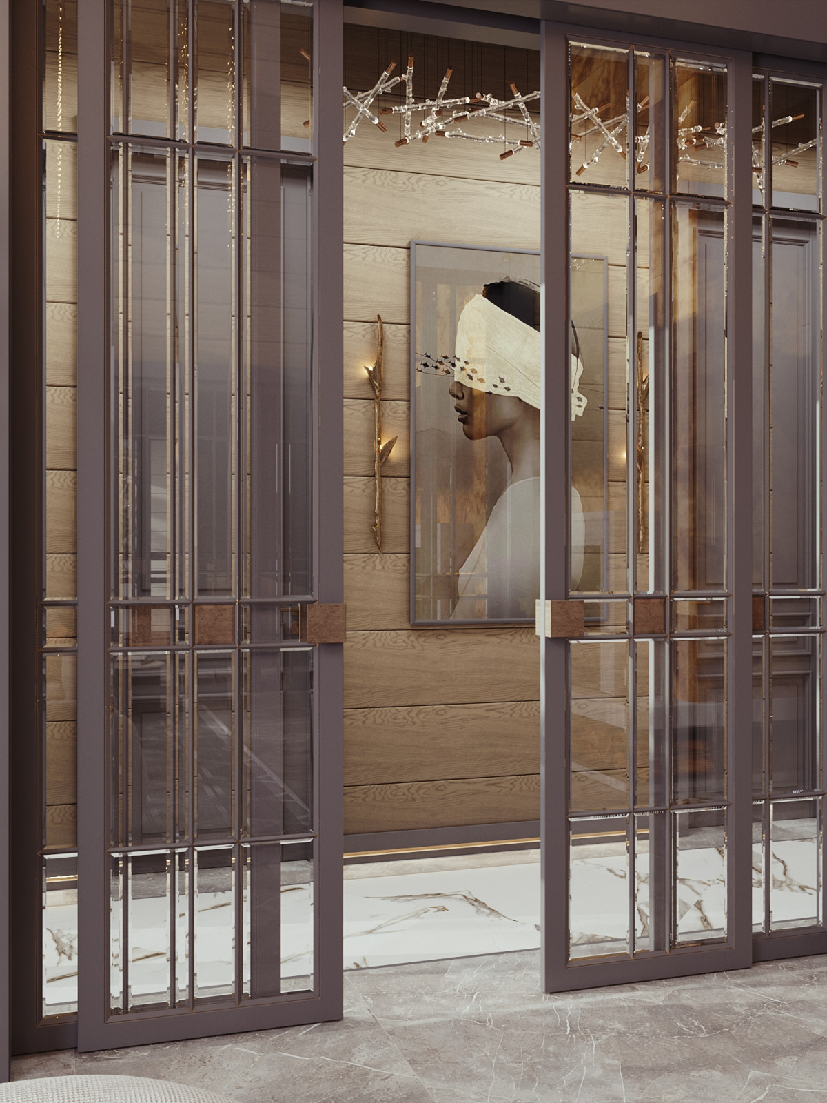 Интерьер загородного дома.