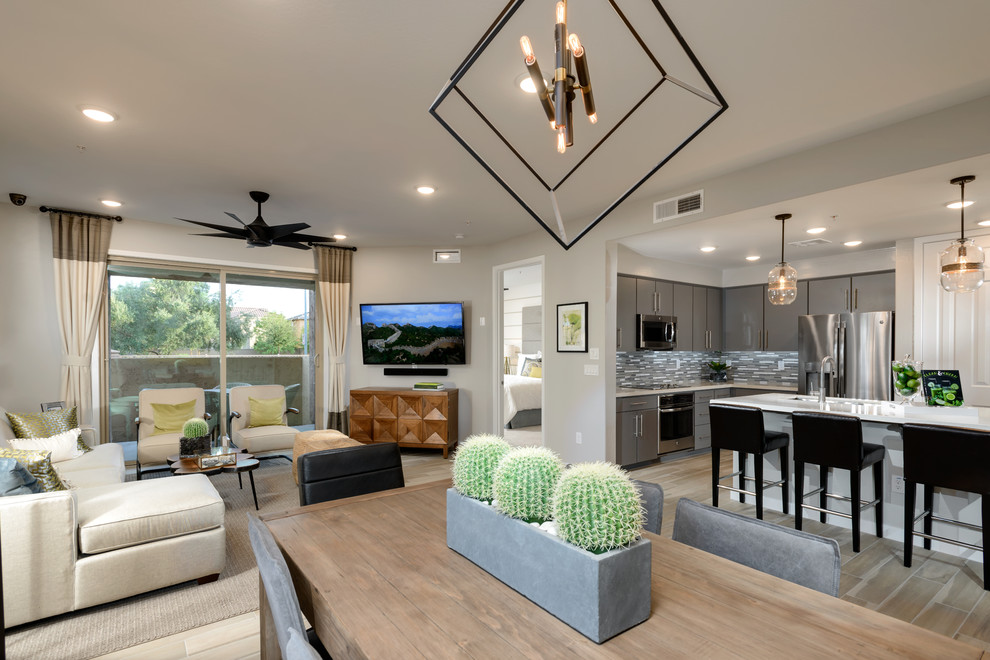 Carino Villas | Chandler, AZ - Contemporary - Family Room ...