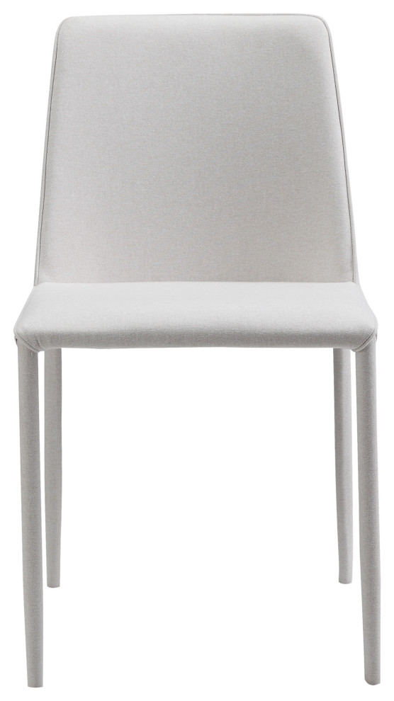 Modern Nora Fabric Dining Chair White - M2 - White
