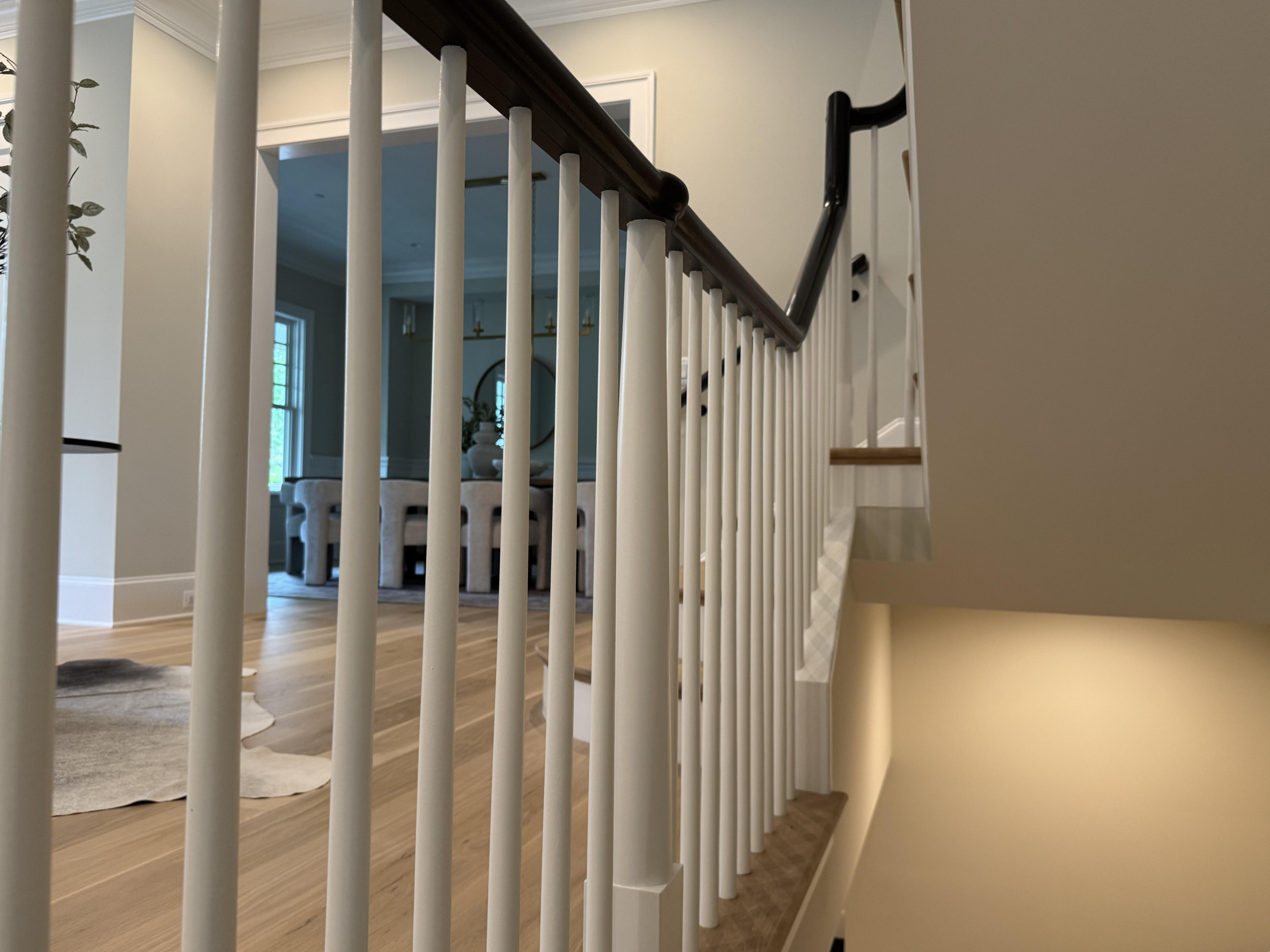 138_Elegant Double Bullnose Entry Stair, Bethesda, MD 20814