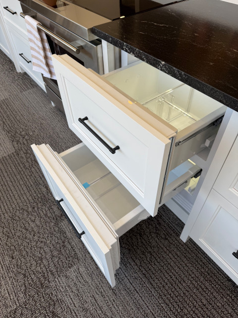 Custom Convenience: Panel-Ready Sub-Zero Drawers transitional-kitchen