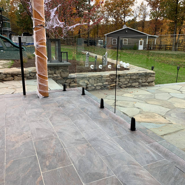 Frameless Glass Pool Fence - Marlborough, NY contemporary