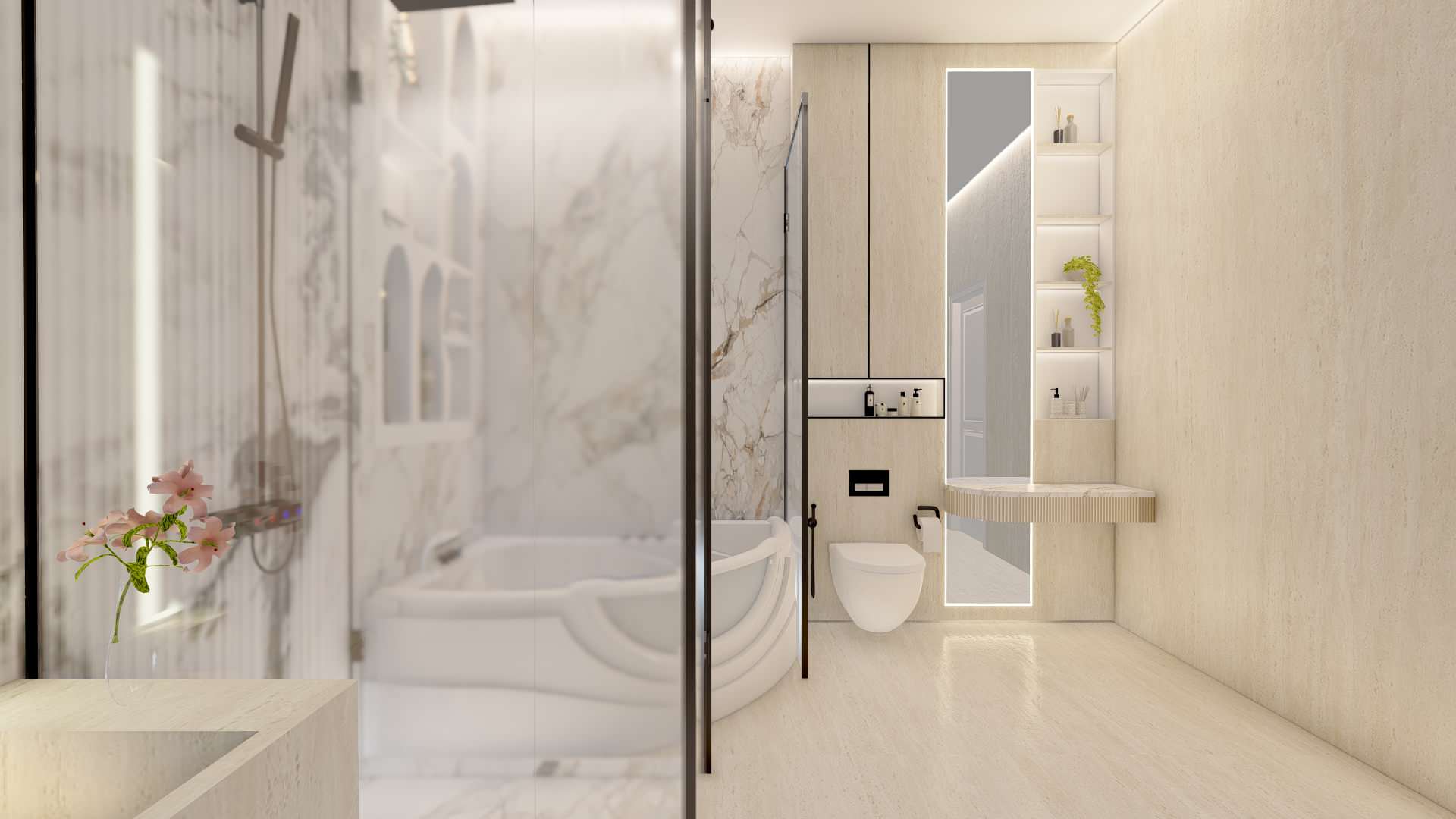 Contemporary Bathroom Upgrade at Hayes