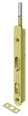 18EFBZ3 18" Extension Flush Bolt, Solid Brass, Bright Brass