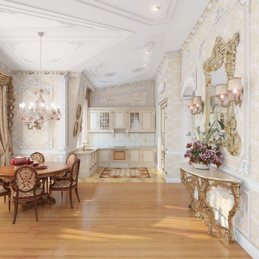 Квартира в роскошном классическом стиле