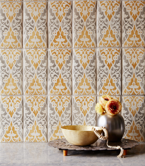 Duquesa Fatima Pattern Mezzanote - Traditional - Kitchen - Los